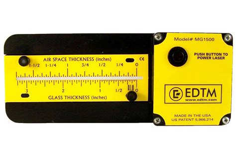 glass thickness measurement laser|glass gauge measuring tool.